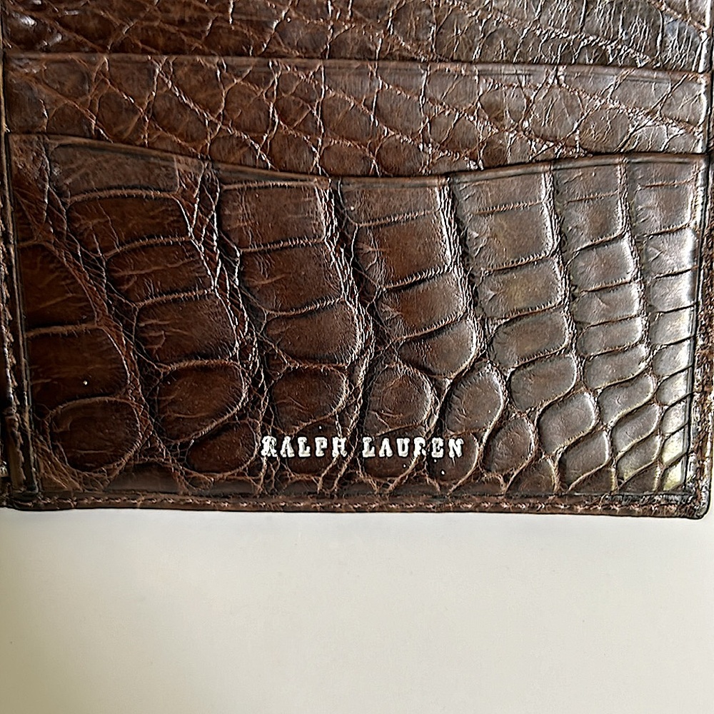 Authentic RALPH LAUREN Purple Label Alligator Wallet. - Picture 7 of 7